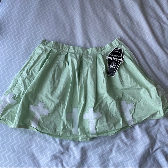 🔸3/30$🔸 NWOT Burlesque Schoolgirl skirt - Picture 1 of 2